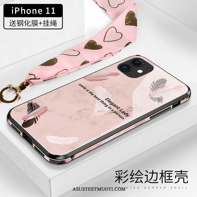 iPhone 11 Kuoret Ohut Violetti Lasi Murtumaton All Inclusive