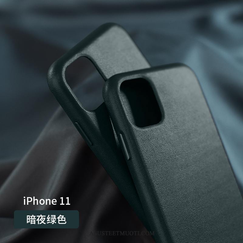 iPhone 11 Kuoret Puhelimen Net Red Luova Ylellisyys Aito Nahka