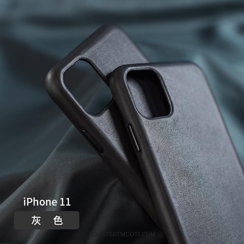 iPhone 11 Kuoret Puhelimen Net Red Luova Ylellisyys Aito Nahka