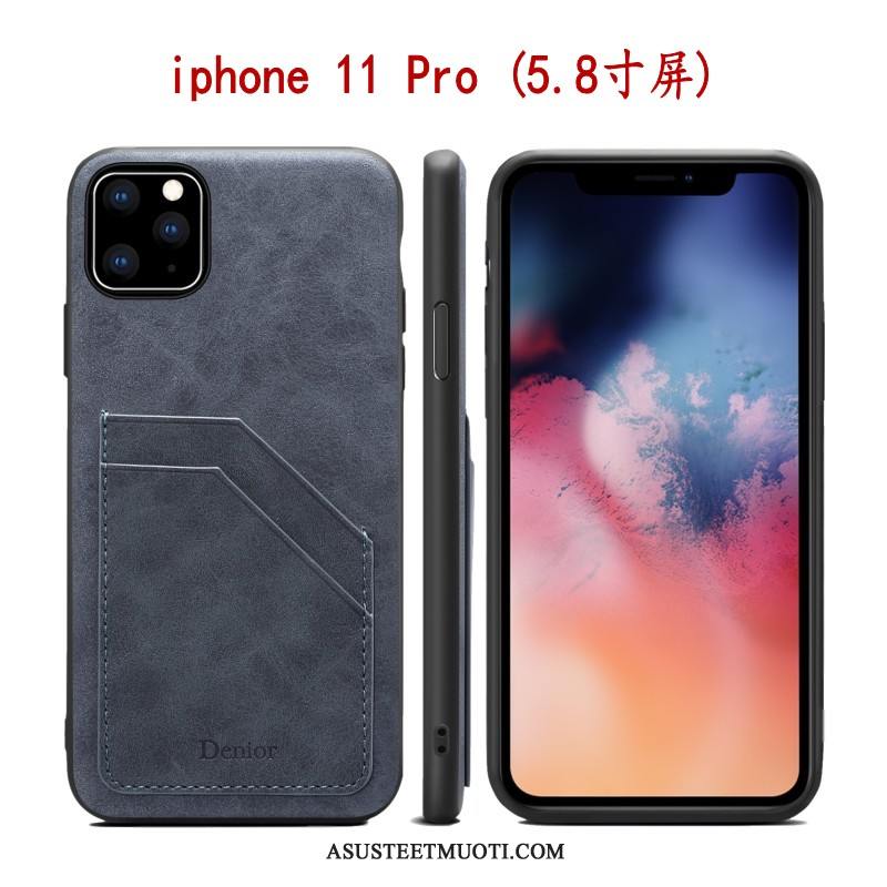 iPhone 11 Pro Kuoret Murtumaton Kuori Pehmeä Neste Suojaus Kotelo