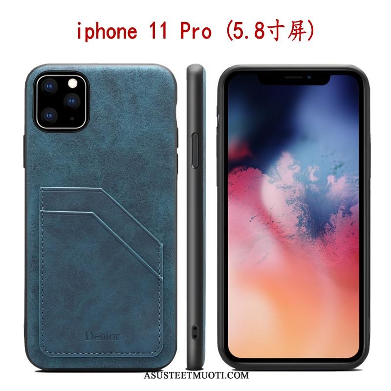 iPhone 11 Pro Kuoret Murtumaton Kuori Pehmeä Neste Suojaus Kotelo