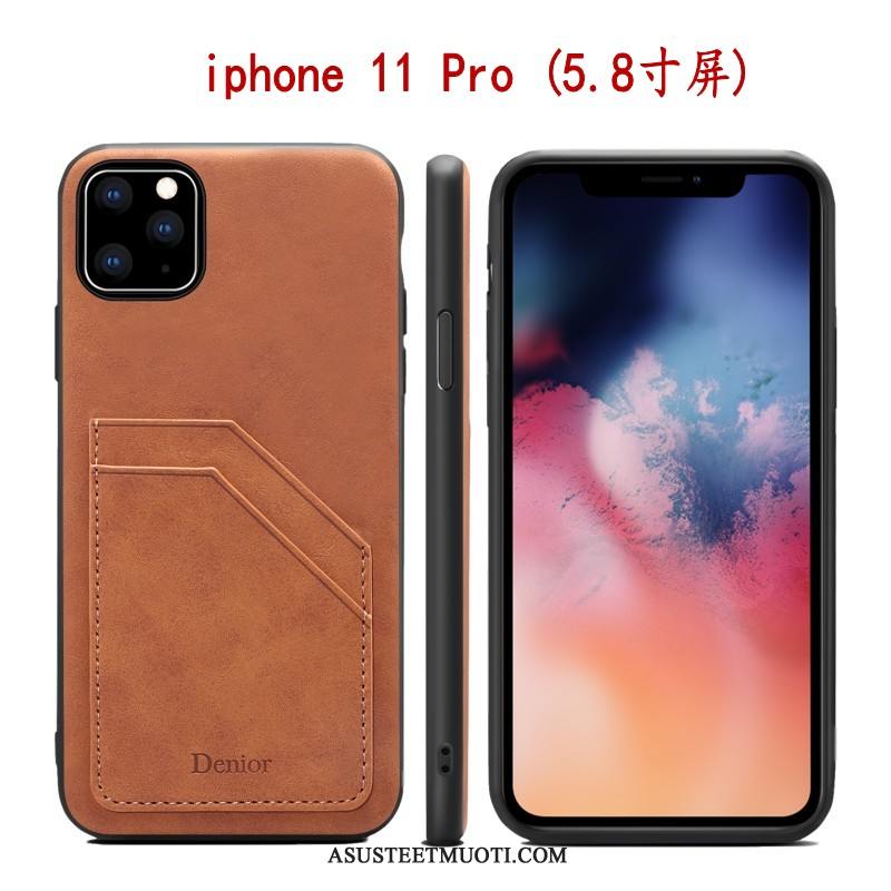 iPhone 11 Pro Kuoret Murtumaton Kuori Pehmeä Neste Suojaus Kotelo