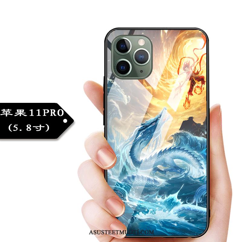 iPhone 11 Pro Kuoret Suojaus Kotelo Lasi Murtumaton Kuori