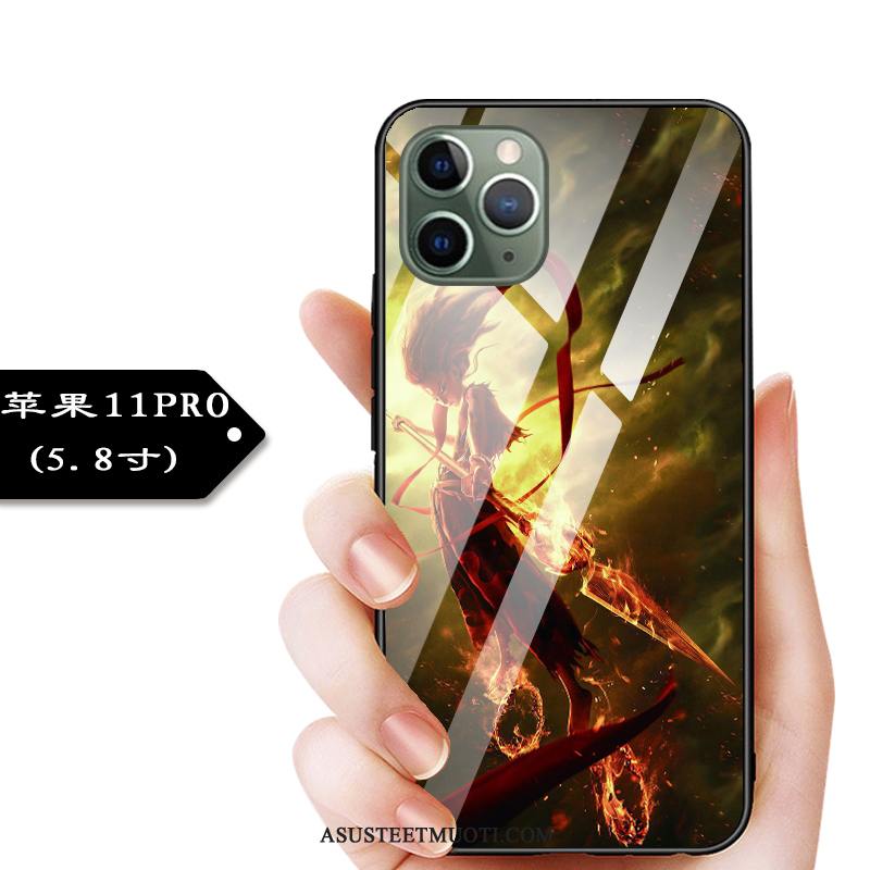 iPhone 11 Pro Kuoret Suojaus Kotelo Lasi Murtumaton Kuori