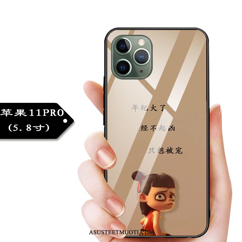 iPhone 11 Pro Kuoret Suojaus Kotelo Lasi Murtumaton Kuori