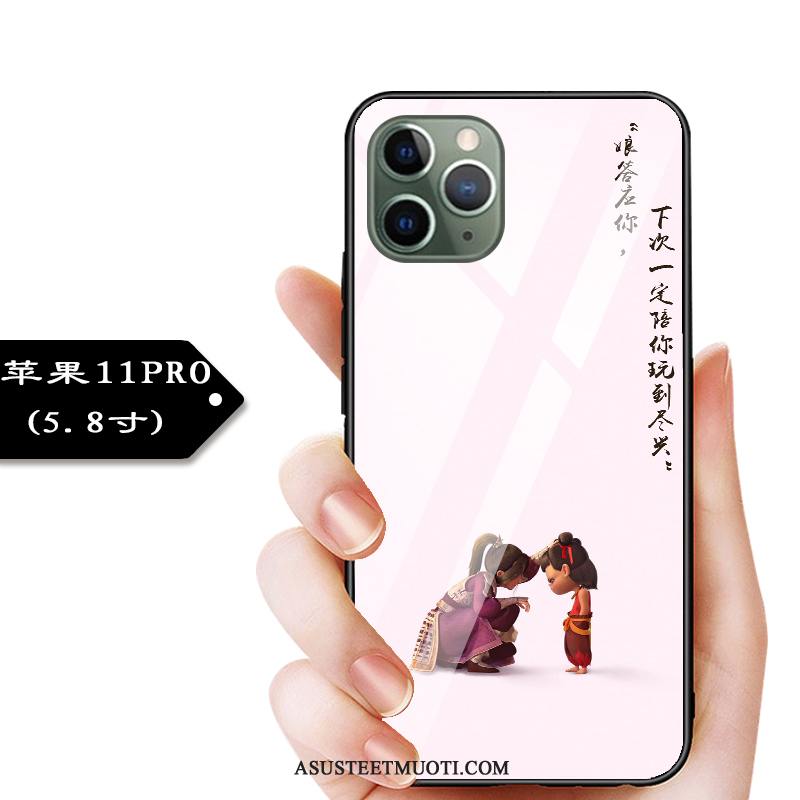 iPhone 11 Pro Kuoret Suojaus Kotelo Lasi Murtumaton Kuori