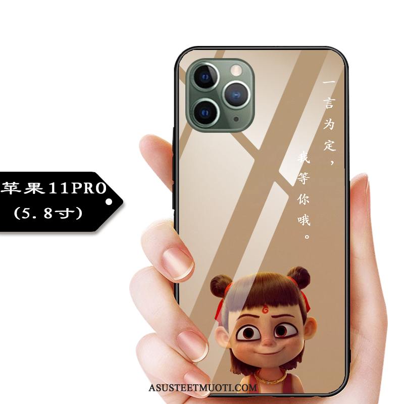 iPhone 11 Pro Kuoret Suojaus Kotelo Lasi Murtumaton Kuori