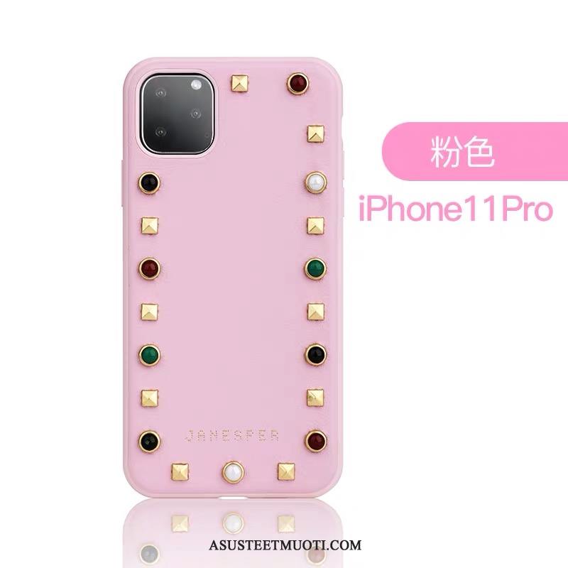 iPhone 11 Pro Kuoret Ylellisyys Murtumaton Valkoinen Net Red Suuri