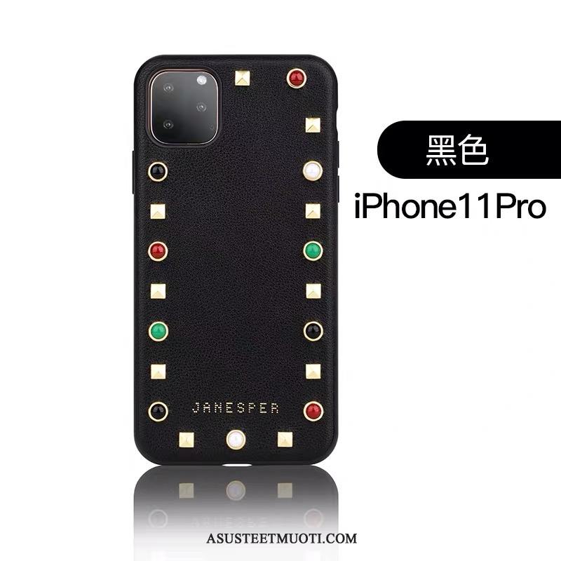 iPhone 11 Pro Kuoret Ylellisyys Murtumaton Valkoinen Net Red Suuri
