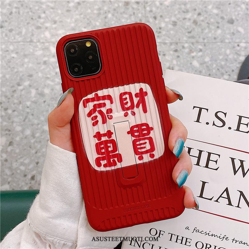 iPhone 11 Pro Kuori Kuoret Murtumaton Punainen Luova Rakastunut Pehmeä Neste