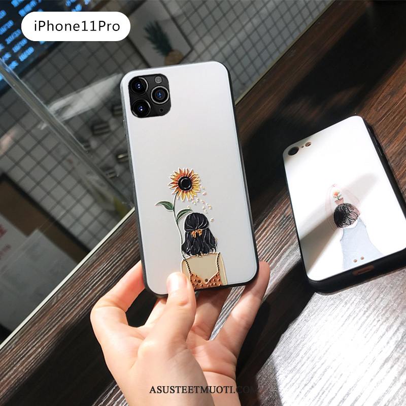 iPhone 11 Pro Kuori Kuoret Persoonallisuus Suojaus Luova Puhelimen Pesty Suede