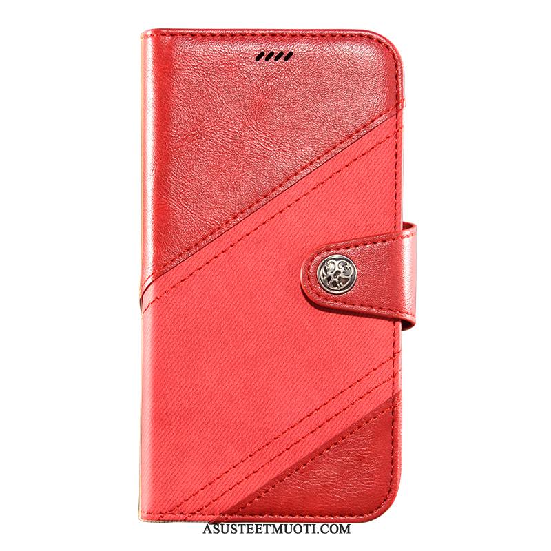 iPhone 11 Pro Kuori Kuoret Tuki Suojaus Musta All Inclusive Nahkakotelo