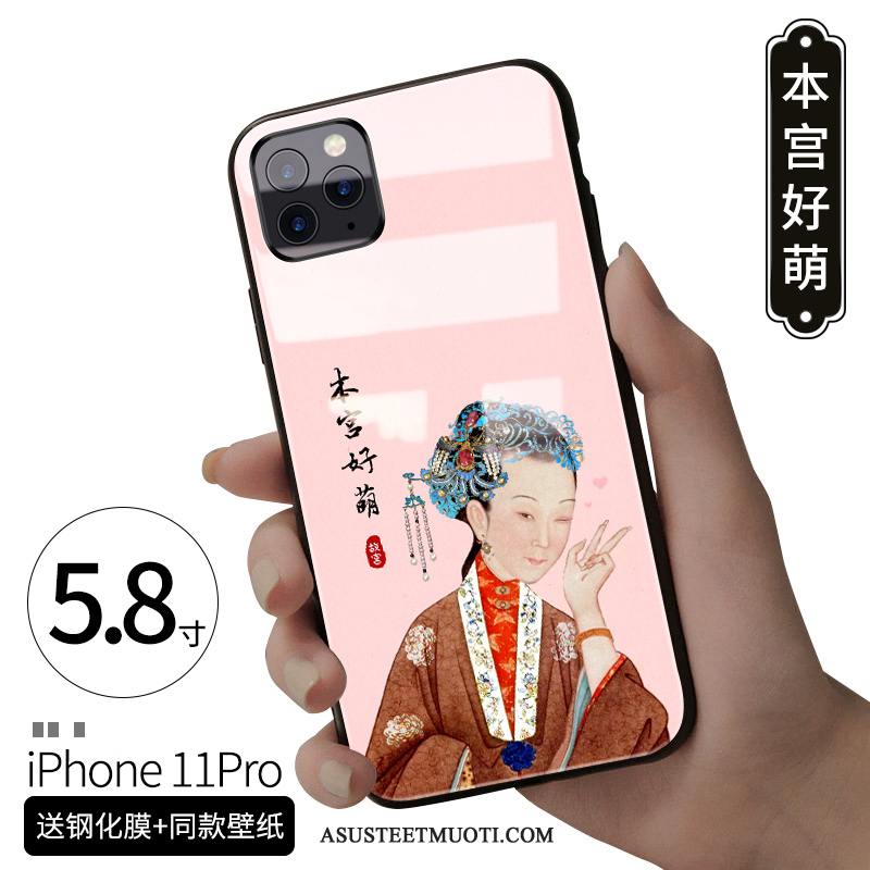 iPhone 11 Pro Kuori Kuoret Tuuli Kiinalainen Tyyli Luova Palatsi