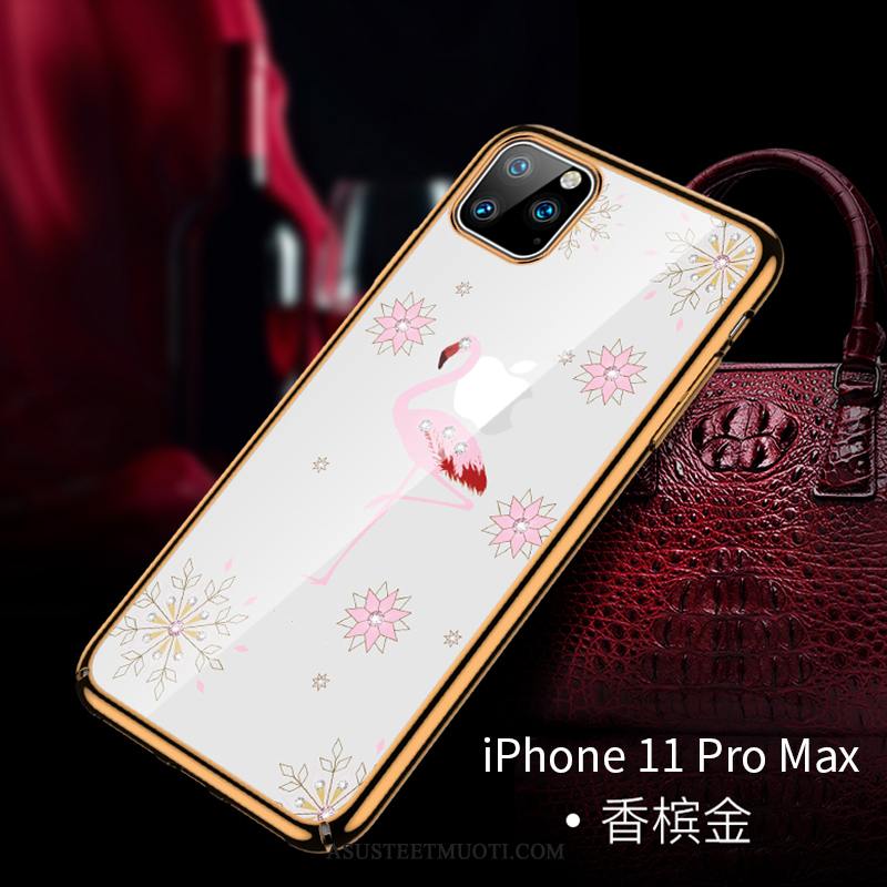 iPhone 11 Pro Max Kuoret Kuori Punainen Murtumaton Kotelo Ylellisyys