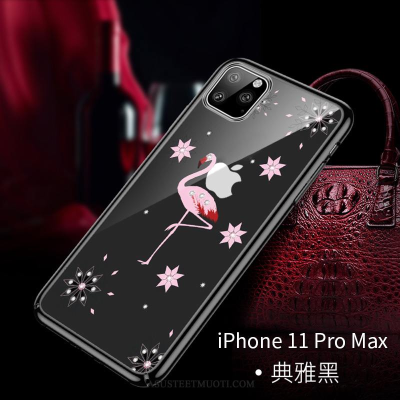 iPhone 11 Pro Max Kuoret Kuori Punainen Murtumaton Kotelo Ylellisyys