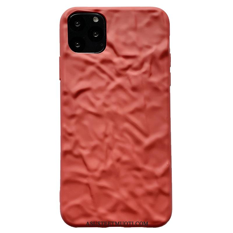 iPhone 11 Pro Max Kuoret Persoonallisuus Taittaa Luova Keltainen Pesty Suede