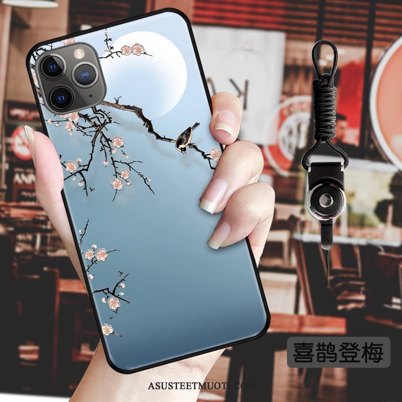 iPhone 11 Pro Max Kuoret Puhelimen Sininen Murtumaton Trendi Kiinalainen Tyyli