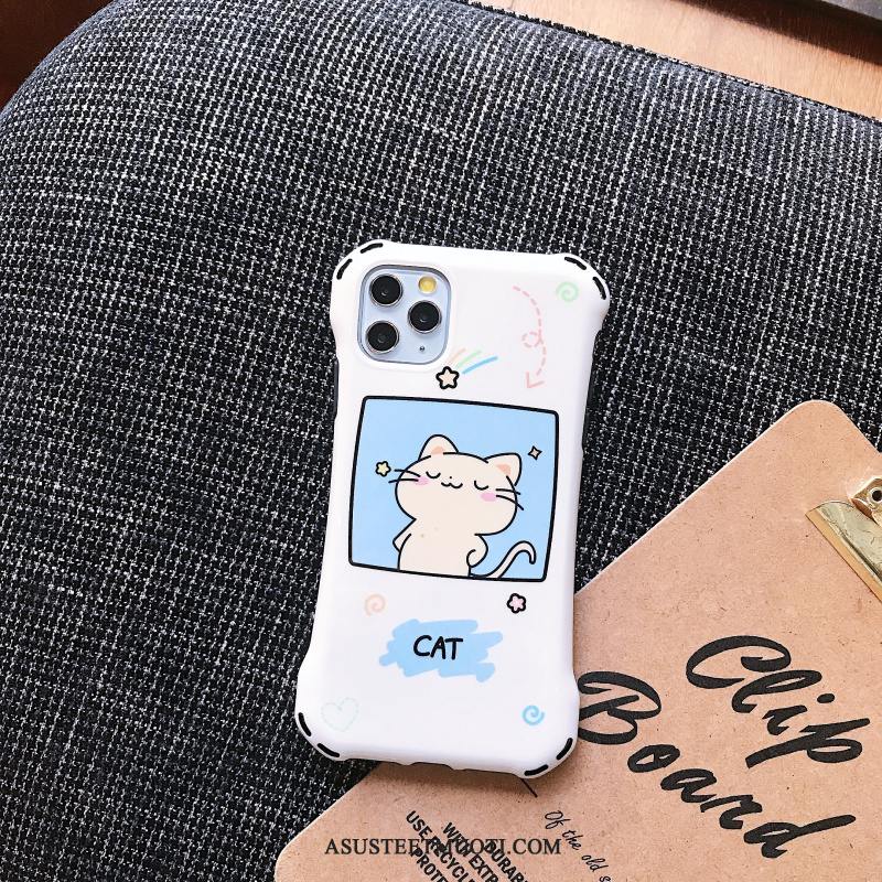 iPhone 11 Pro Max Kuori Kuoret Eläin Pehmeä Neste Puhelimen Valkoinen Murtumaton