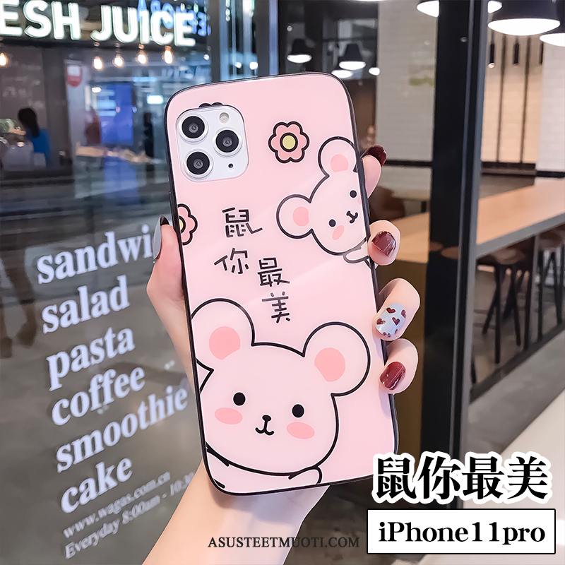 iPhone 11 Pro Max Kuori Kuoret Lasi Murtumaton Puhelimen Rakastunut Rotta