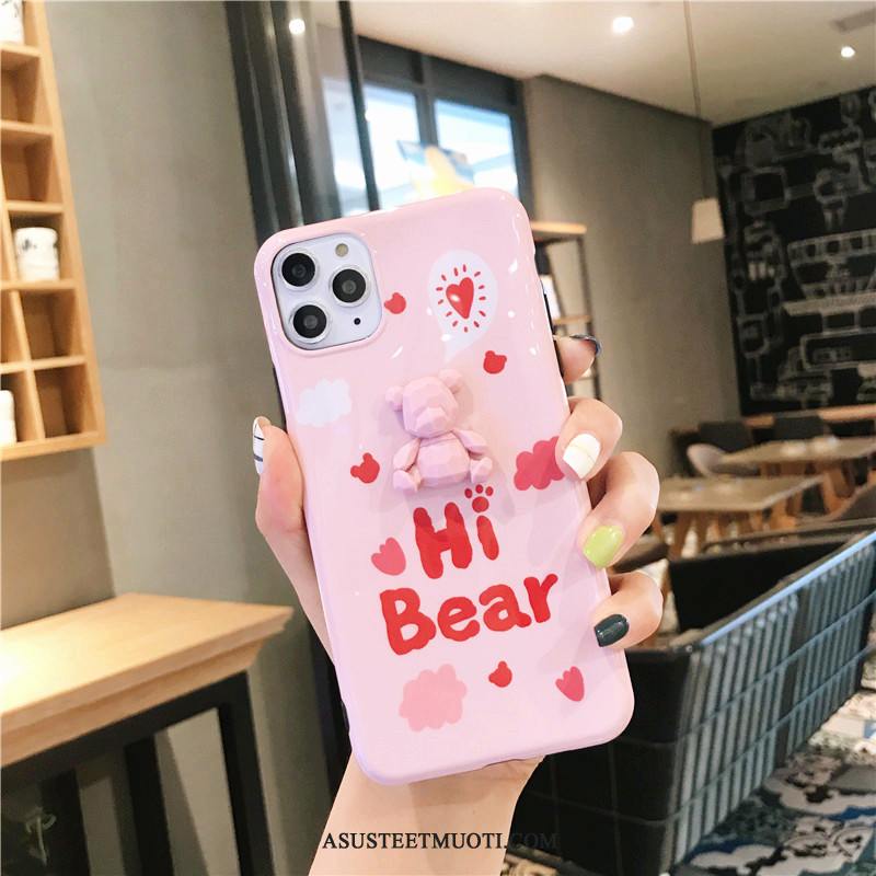 iPhone 11 Pro Max Kuori Kuoret Tuuli Rakastunut Kotelo Bear