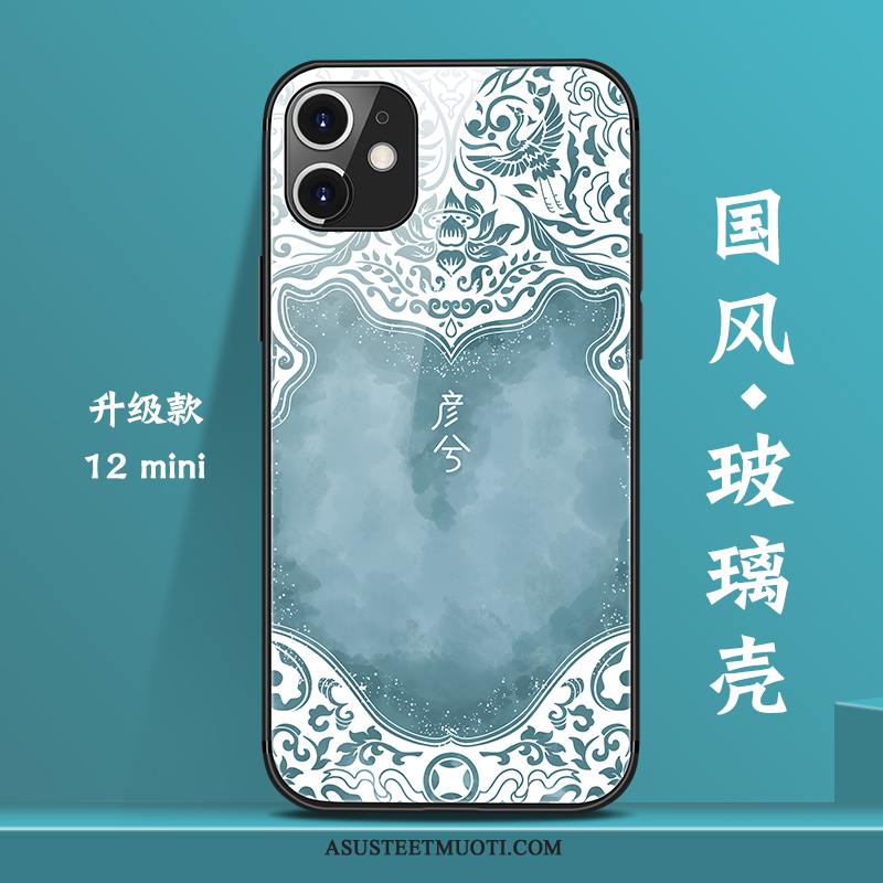 iPhone 12 Mini Kuoret Kiinalainen Tyyli Lasi Persoonallisuus Kuori Net Red
