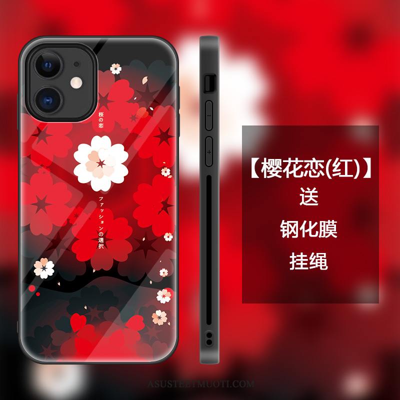 iPhone 12 Mini Kuoret Net Red Lasi Suojaus Puhelimen Kova