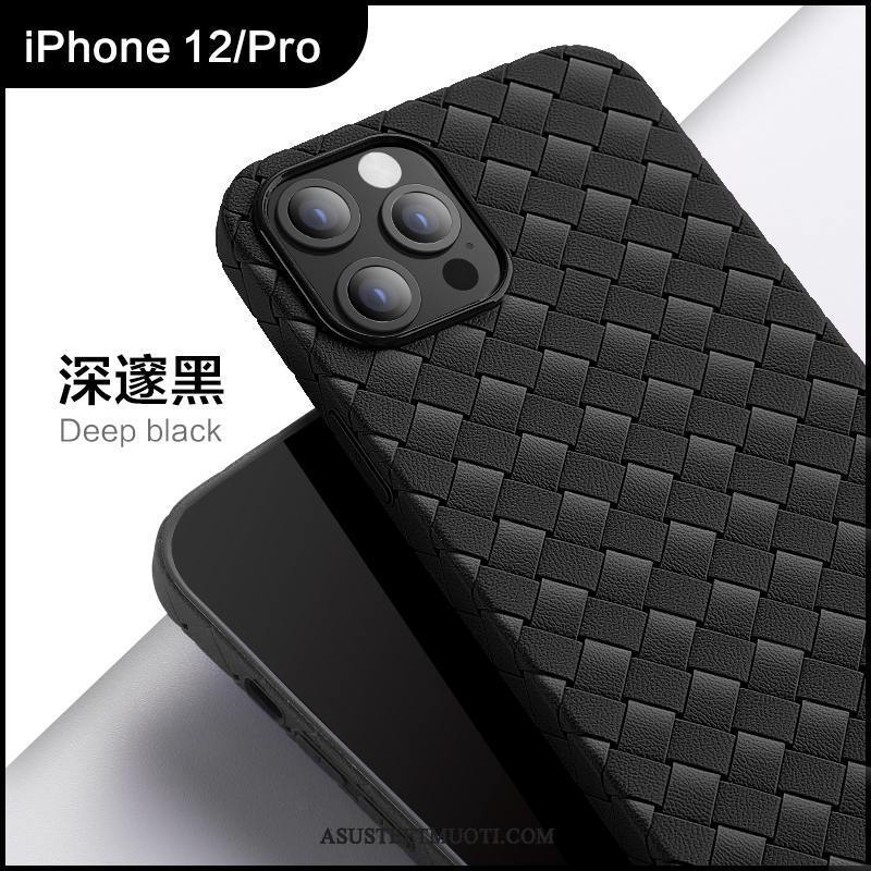 iPhone 12 Pro Kuoret Suojaus Silikoni All Inclusive Pehmeä Neste Murtumaton