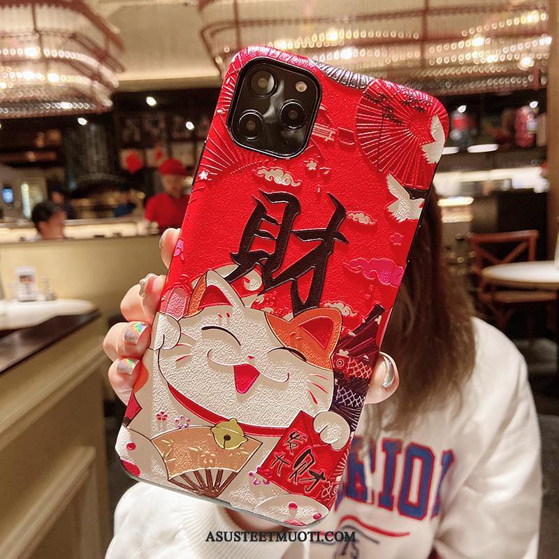 iPhone 12 Pro Max Kuori Kuoret All Inclusive Persoonallisuus Kissa Kiinalainen Tyyli