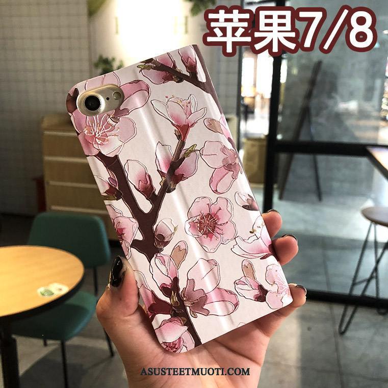 iPhone 8 Kuoret Jauhe Kohokuviointi Kotelo Luova Kuori