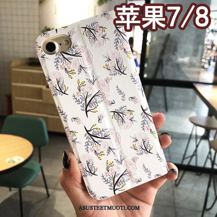 iPhone 8 Kuoret Jauhe Kohokuviointi Kotelo Luova Kuori