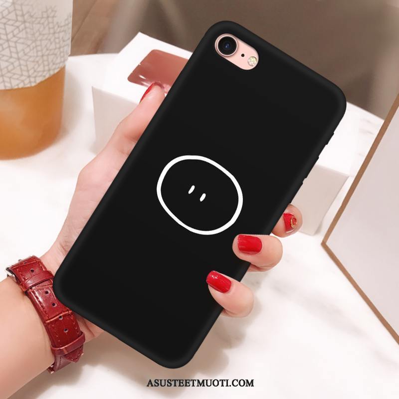 iPhone 8 Kuoret Persoonallisuus Rakastunut Murtumaton Musta Luova