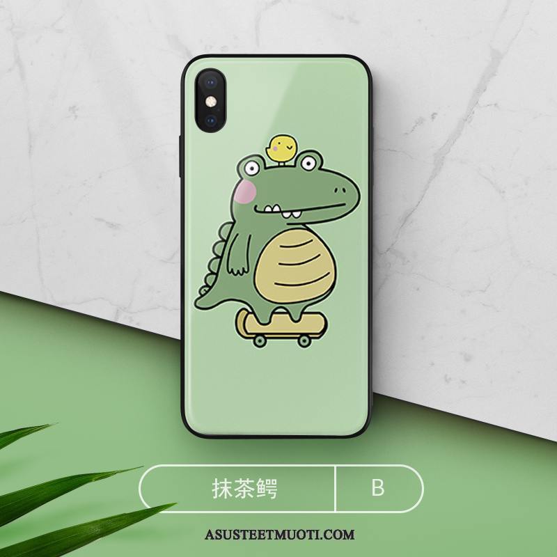 iPhone X Kuoret Pieni Lohikäärme Sarjakuva Murtumaton Puhelimen