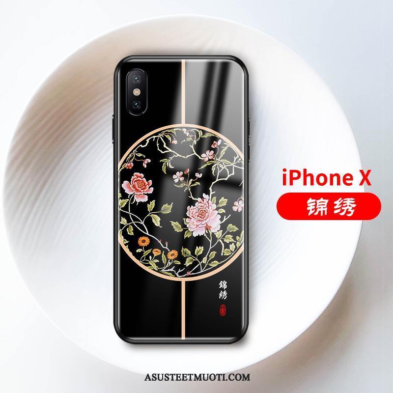 iPhone X Kuori Kuoret Ihana Tuuli Persoonallisuus Lasi All Inclusive