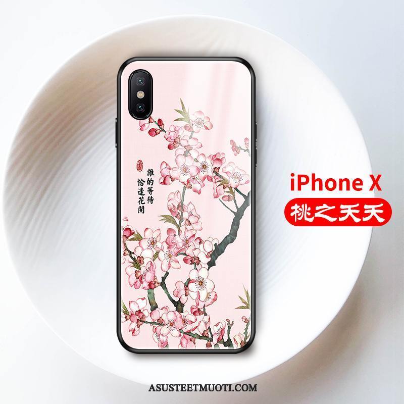 iPhone X Kuori Kuoret Ihana Tuuli Persoonallisuus Lasi All Inclusive