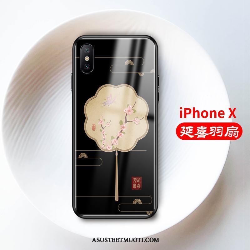 iPhone X Kuori Kuoret Ihana Tuuli Persoonallisuus Lasi All Inclusive