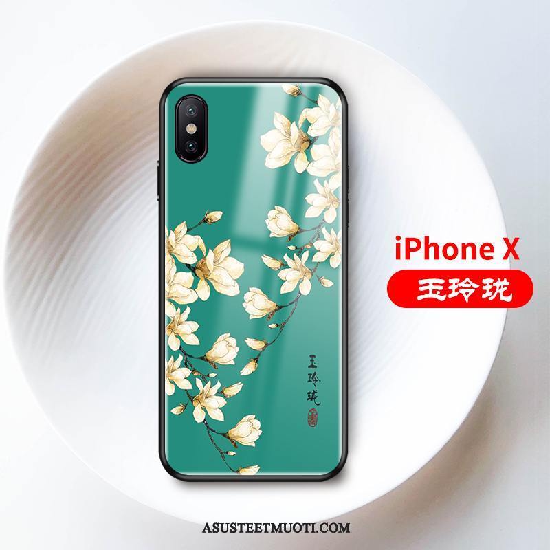 iPhone X Kuori Kuoret Ihana Tuuli Persoonallisuus Lasi All Inclusive