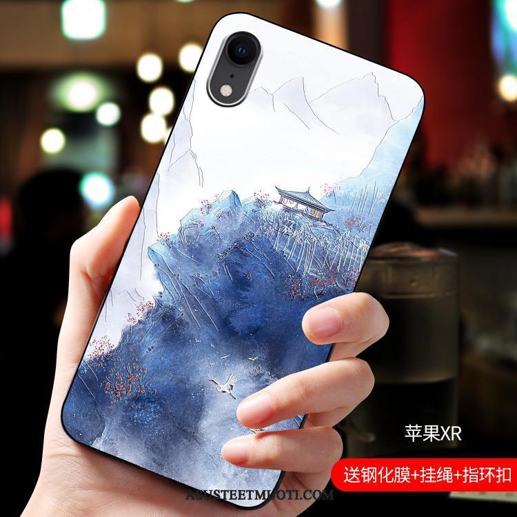 iPhone Xr Kuoret Pesty Suede Persoonallisuus Puhelimen Murtumaton Ylellisyys