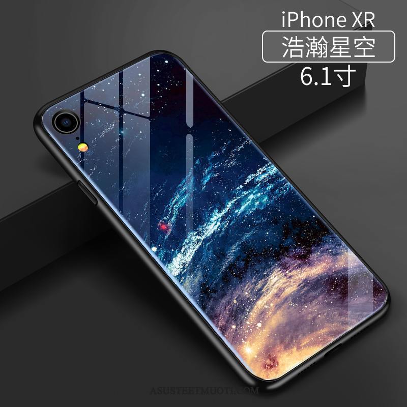 iPhone Xr Kuori Kuoret Suojaus Tummansininen Kotelo Tide-brändi Murtumaton