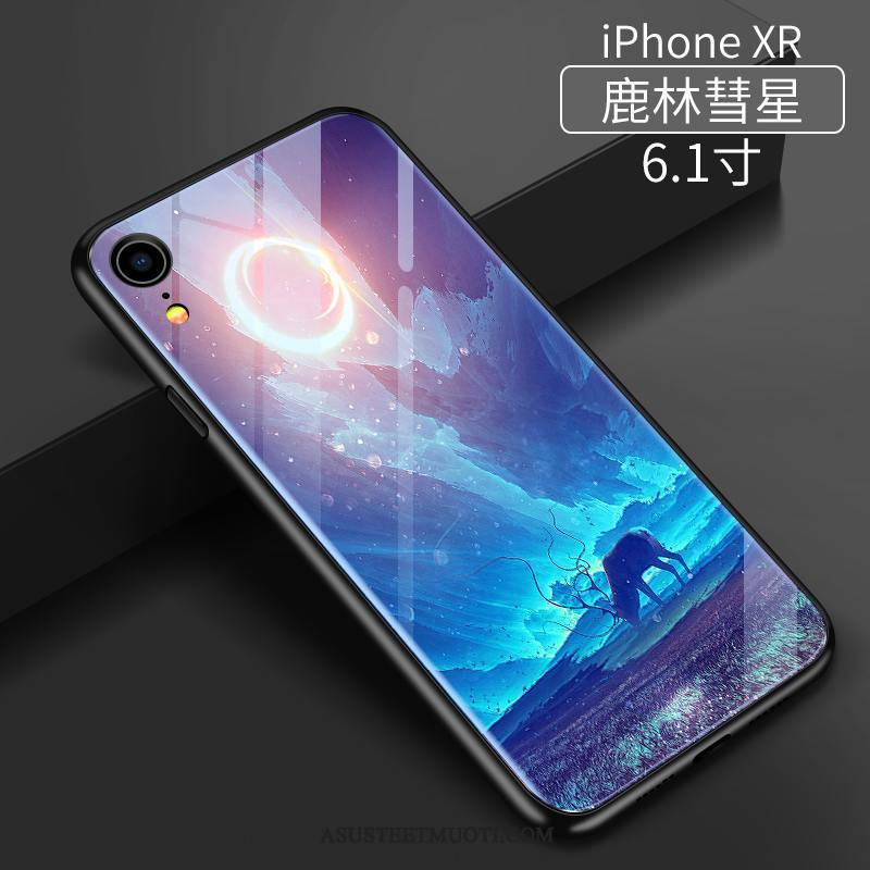 iPhone Xr Kuori Kuoret Suojaus Tummansininen Kotelo Tide-brändi Murtumaton