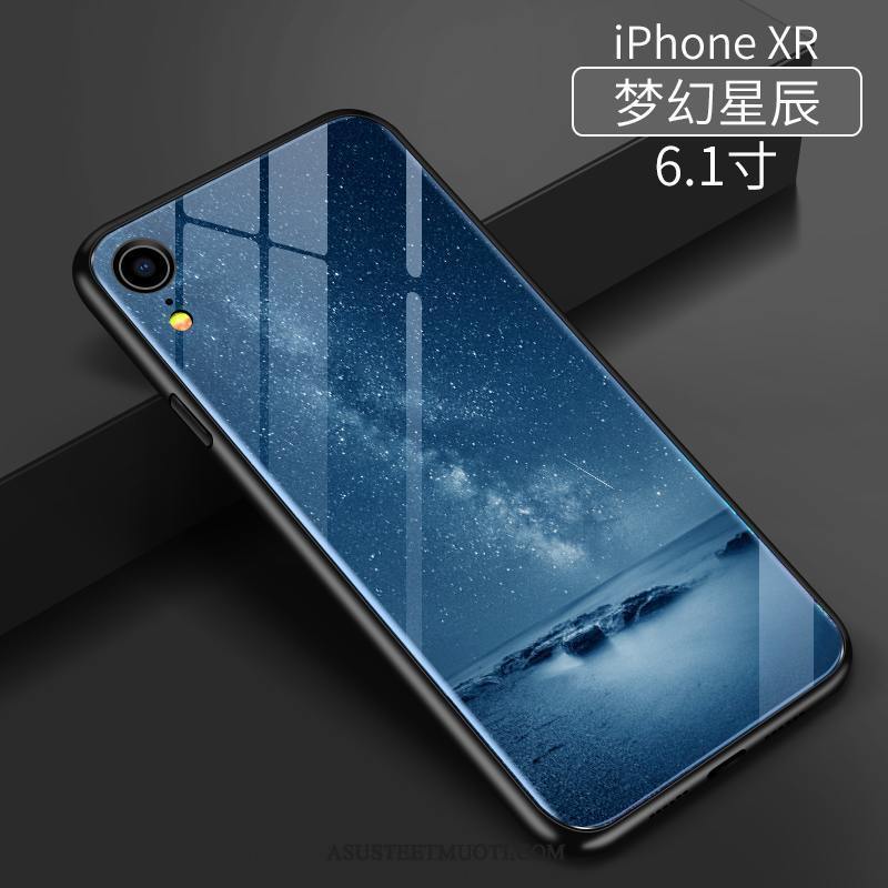 iPhone Xr Kuori Kuoret Suojaus Tummansininen Kotelo Tide-brändi Murtumaton