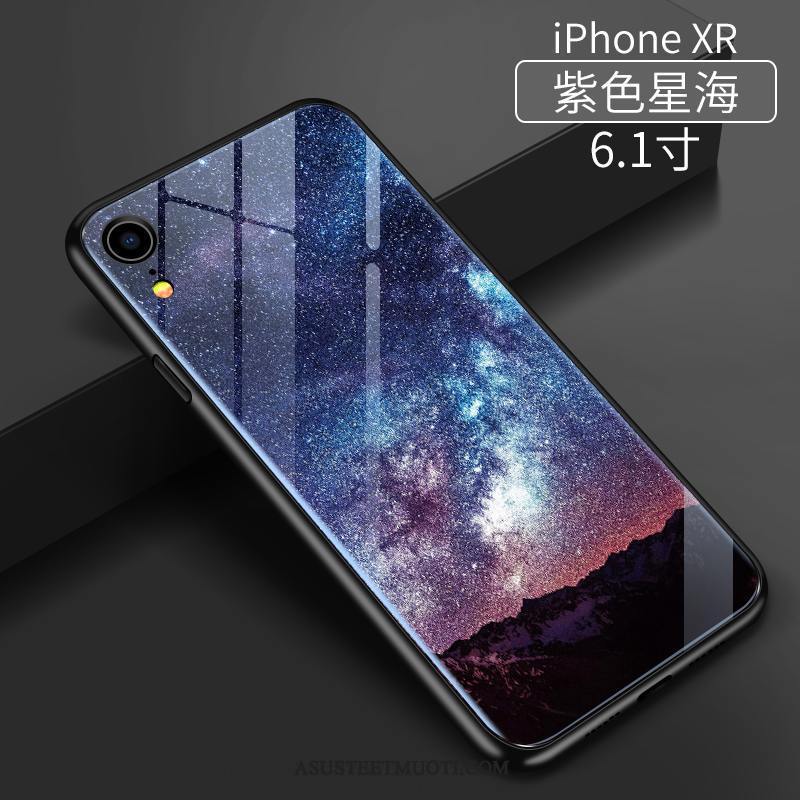 iPhone Xr Kuori Kuoret Suojaus Tummansininen Kotelo Tide-brändi Murtumaton
