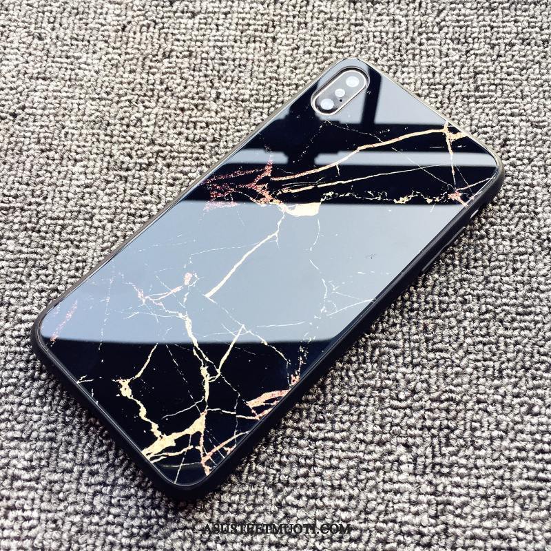 iPhone Xs Kuoret Tide-brändi Vaalean Yksinkertainen Musta Tuuli