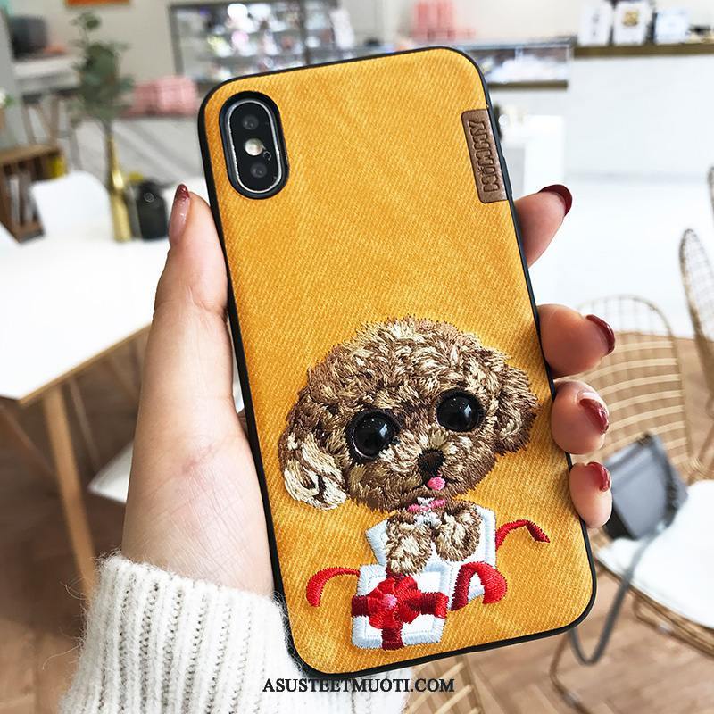 iPhone Xs Max Kuoret All Inclusive Kirjonta Puhelimen Net Red Kuori