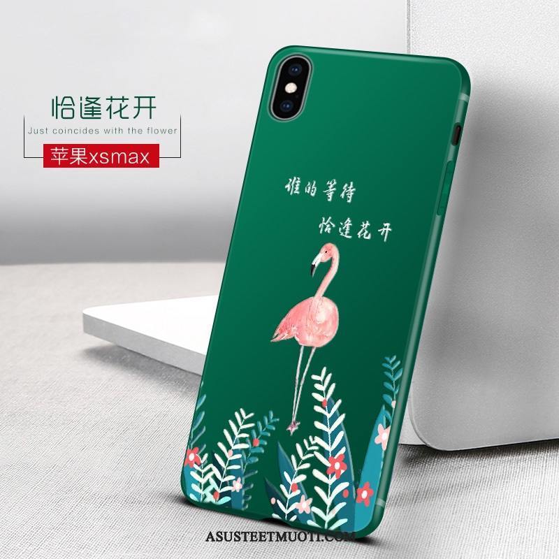 iPhone Xs Max Kuoret All Inclusive Net Red Puhelimen Kuori Punainen