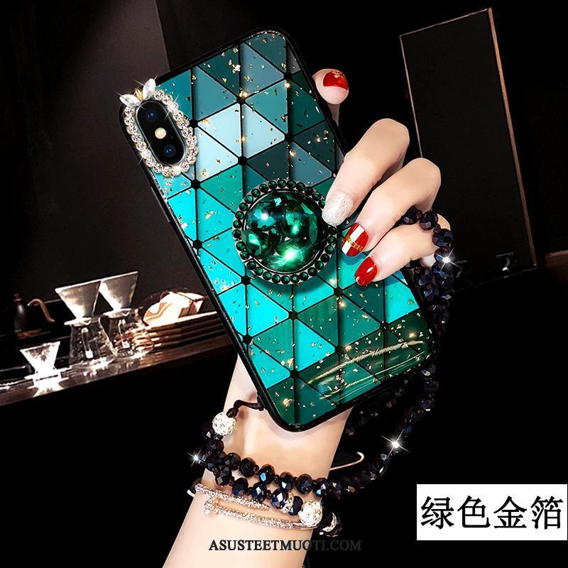 iPhone Xs Max Kuoret Rhinestone Inlay Strassi Tuki Persoonallisuus Trendi