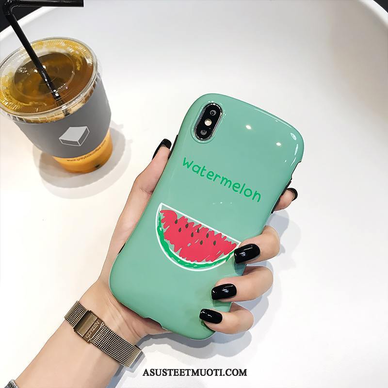 iPhone Xs Max Kuoret Uusi Punainen Suojaus Yksinkertainen Puhelimen