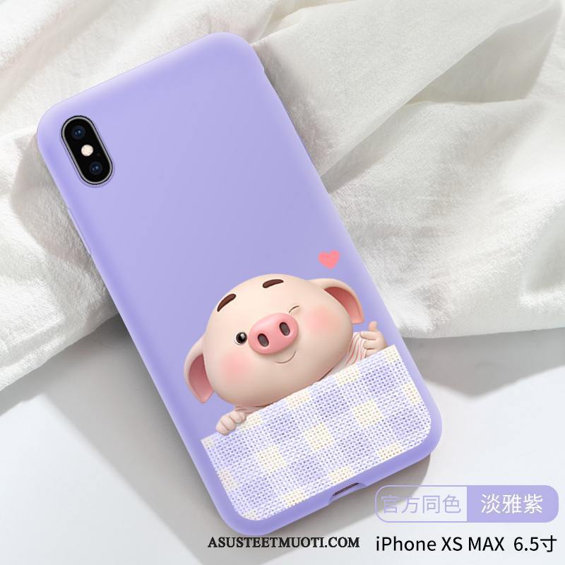 iPhone Xs Max Kuori Kuoret Ultra Sarjakuva Pehmeä Neste Murtumaton Uusi