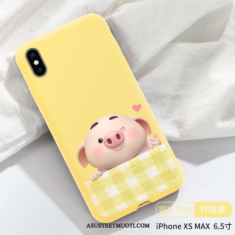 iPhone Xs Max Kuori Kuoret Ultra Sarjakuva Pehmeä Neste Murtumaton Uusi