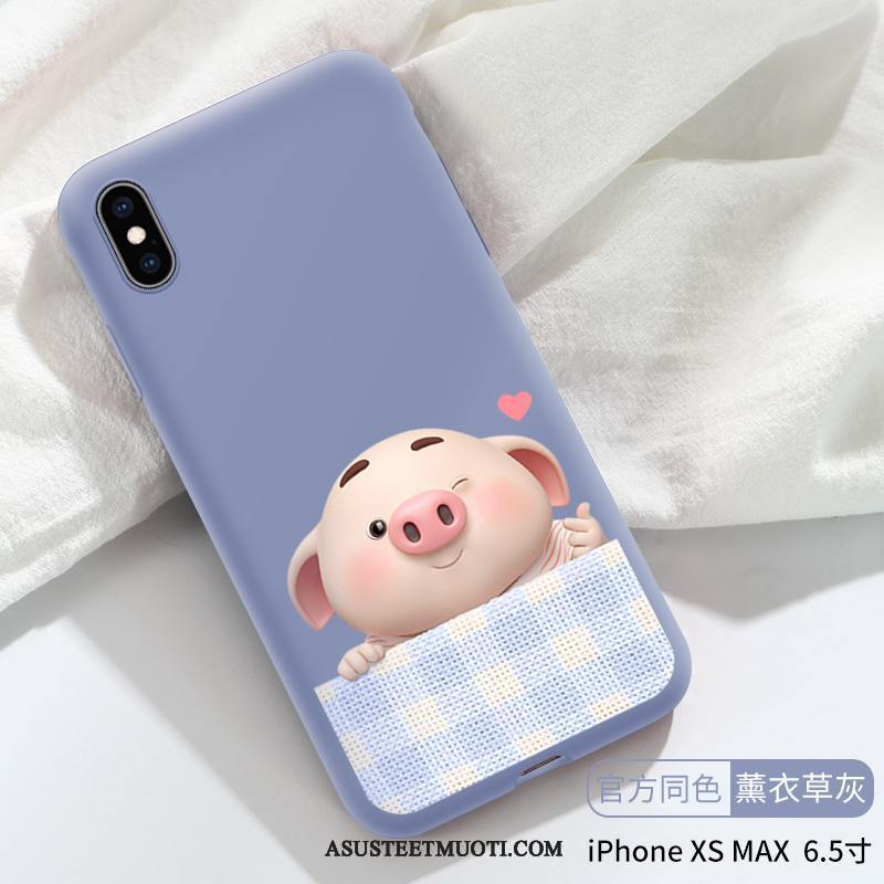 iPhone Xs Max Kuori Kuoret Ultra Sarjakuva Pehmeä Neste Murtumaton Uusi