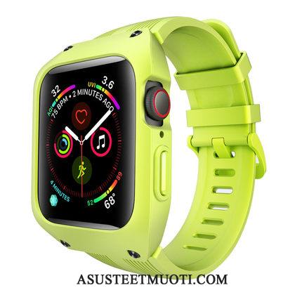 Apple Watch Series 1 Kuori Kuoret Vihreä Silikoni Murtumaton Kolme Puolustusta